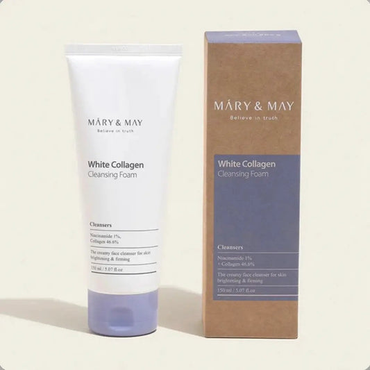 White Collagen cleansing foam