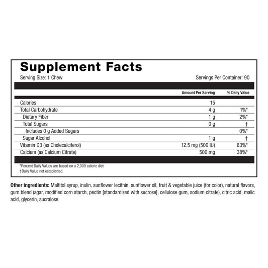 Calcium Soft Chews (90 CT)