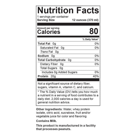 Roller Protein Water - 12pk